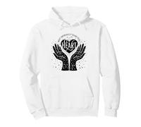 "Guard Your Heart" Celestial Hands Cosmic Witchy Magical Pullover Hoodie