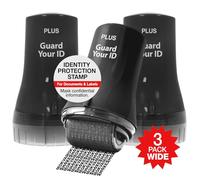 Guard Your ID Wide Identity Theft Protection Roller Stamp, 3-Pack for Mail