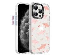 GuardCrew for iPhone 15 Pro Max Case, [Crashproof 11FT Military-Grade Drop Protection] [Anti-Yellowing & Anti-Peel] Clear Shockproof TPU Bumper Slim Phone Cover for iPhone 15 Pro Max-Cute Sharks