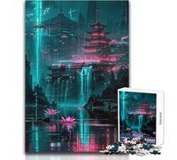 Guarded Shrine Jigsaw Puzzle 1000 Educational Fun Learning Activity Game Perfect Thoughtful Gift for Any Occasion Size 38x52cm