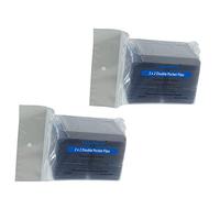 Guardhouse 2 x 2 Double-Pocket Unplasticized Coin Flips Pack of 200 with Paper Inserts