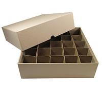 Guardhouse Heavy Duty Large Dollar Coin Tube Box 9x9x2.75 Tan