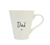 Guardian Angel 62758 Dad, Ceramic Hot Drinks, Ideal Novelty Tea Mugs for Birthday, Christmas, Valentine's Day-(Conical, White)