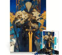 Guardian Angel Blade 1000-piece Puzzle for Teenagers Clear Logic Snug Joint Fun Activity Christmas Surprise (38x26cm)
