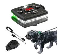 Guardian Angel Dog Walking Safety Light - Micro Series (White/Green) - Ultra Bright LED, 3+ Mile Visibility - Attaches to Collar, Leash, or Harness - Includes Universal Clip Mount & Tether