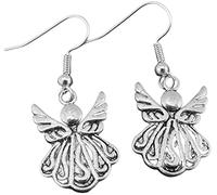 Guardian Angel Earrings Gift Sterling Silver 925 Hooks for Girls, Women and Christmas Angels