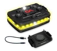 Guardian Angel Elite Series Safety Light, Beacon Device (Yellow Front & Yellow Rear) Rechargeable, Magnetic, Hands-Free Wearable & Mountable LED Light for Construction, Utility, Towing, & Rescue Ops