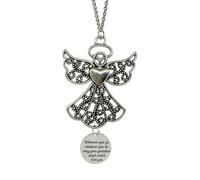 Guardian Angel for Car, Wherever You Go, Whatever You Do, May Your Guardian Angel Watch Over You, Rear View Mirror Car Charm