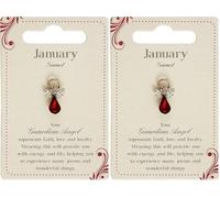 Guardian Angel January Birthstone Angel Pin With Gem Stone Sentimental Gift Idea