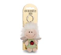 Guardian angel keyring with ladybird Nici Vert 7 cm