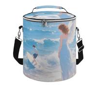 Guardian Angel Lunch Bag 15L, Insulated Picnic Basket with Leakproof Design - Large Cooler Tote for Camping, Beach, Hiking & Groceries
