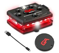 Guardian Angel Micro Safety Light - Red Front & Red Rear | Beacon Device. Rechargeable, magnetic, hands-free wearable & mountable. For Dog Walking, Cycling, Boating, Kayaking & More.