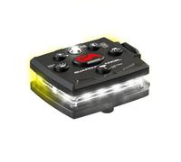Guardian Angel Micro Safety Light - White Front & Yellow Rear | Beacon Device. Rechargeable, magnetic, hands-free wearable & mountable. For Dog Walking, Running, Hiking, Camping & More.