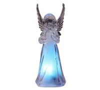 Guardian Angel Night Light, LED Music Playing Figurine for Desk Shelf Decor
