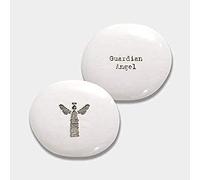 East of India Porcelain Pebble - Guardian Angel