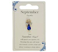 Guardian Angel September Birthstone Angel Pin With Gem Stone Sentimental Gift Idea