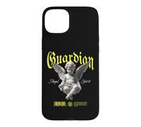 Guardian Angel Spirit Cherub Angelcore Gothic Blackletter Case for iPhone 15 Plus