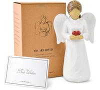 Guardian Angel Statue, Healing Angels for Women, Angel Gifts for Remembrance, Comfort, Hand-Painted Angel Ornament for Home Decor, Angel Figurines