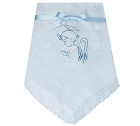 Guardian Angel Super Soft Baby Shawl Blanket (Powder Blue)