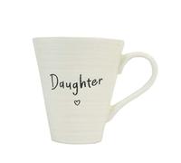 Guardian Angel 62756 Daughter, Ceramic Hot Drinks, Ideal Novelty Tea Mugs for Birthday, Christmas, Valentine's Day-(Conical, White)