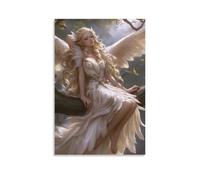 Guardian Angel's Canvas Wall Art, Art Poster, Canvas, Wall Art Prints, Gifts, Photo, Picture, Painting, Room Decoration, Home Decoration, 20 x 30 Inches (50 x 75 cm)