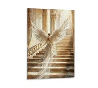 Guardian Angel's Canvas Wall Art, Art Poster, Canvas, Wall Art Prints, Gifts, Photo, Picture, Painting, Room Decoration, Home Decoration, 20 x 30 Inches (50 x 75 cm)