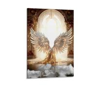 Guardian Angel's Canvas Wall Art, Art Poster, Gifts, Canvas, Painting, Wall Art, Decorative Picture, Prints, Modern Decoration, 12 x 18 inches (30 x 45 cm)