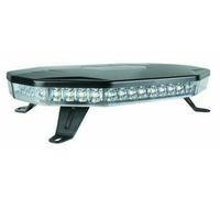 Guardian Automotive AMB717, 4 Bolt Low Profile Mini Amber LED Light Bar - 1FT