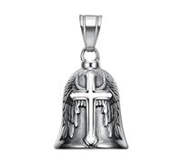 Guardian Bell Angel Motorcycle Biker Bell, Motorcycle Biker's Luck Bell or Keychain, Motorcycle Accessories Lucky Pendant Motorcycle