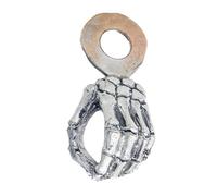 Guardian Bell Good Luck Bell Hanger Mount | Motorcycle Bell | Lead-Free Pewter | Made in USA, Skeleton