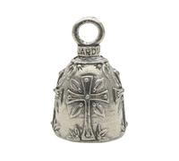 Guardian Bell Guardian Holy Cross Motorcycle Biker Luck Gremlin Riding Bell or Key Ring