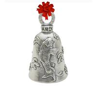 Guardian Bell Guardian Japanese Koi Carp Fish Motorcycle Biker Luck Gremlin Riding Bell or Key Ring Tall Size
