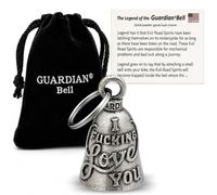 Guardian Bell I F-ing Love You Motorcycle Bell, Good Luck Bell, Keychain