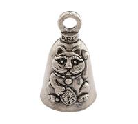 Guardian Bell Motorcycle Biker Luck Gremlin Keychain, 1.5 inches Height, Metal, Unisex