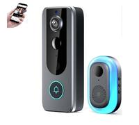 Guardian Bell Pro, with Smart WiFi Doorbell and Security Cam, Doorbell Camera Wireless, with Live View, Two Way Audio, Motion Alerts, Auto Snapshots, Local Recordings, Easy-Installations (Style B)