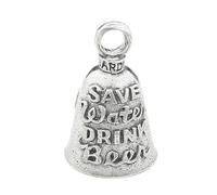 Guardian Bell Save Water Drink Beer Motorcycle Bell, Good Luck Bell, Keychain