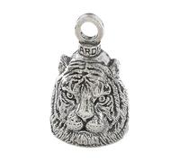 Guardian Bell Tiger Good Luck Bell w/Keyring & Black Velvet Gift Bag | Motorcycle Bell | Lead-Free Pewter | Good Luck Gift to Friends & Family | Bike Bell | Made in USA