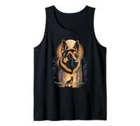 Guardian German Shepherd Moon Forest Tank Top