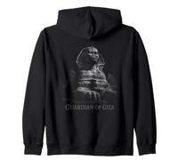 Guardian Of Giza Egyptian Sphinx Archaeology Zip Hoodie