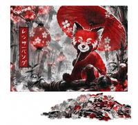 Guardian of the Emerald Forest - Red Panda Jigsaw Puzzle, 500 Pieces | For gifting: Jigsaw Puzzle Gift: visual matching for a more organised build alone or together.