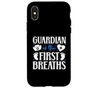 Guardian Of The First Breaths L&D OB Nurse Quote Case for iPhone X/XS