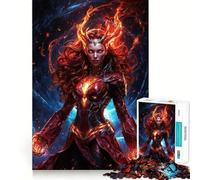 Guardian of The Flame 1000 Piece Jigsaws for Teenagers Puzzle Cognitive Boost Perfect Connection Fun Play (50x75cm)