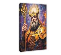 Guardian of The Rainbow Bridge Poster Canvas Poster Wall Art Decor Print Picture Paintings for Living Room Bedroom Decoration 12x18inch(30x45cm)