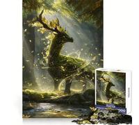Guardian of The Sacred Grove Jigsaw Puzzle 1000 Piece for Teenagers Cognitive Boost Smooth Connection Fun Play Art Piece (38x26cm)