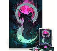 Guardian of The Underworld Jigsaw Puzzles for Adults 1000 Piece Brain Agility Restful Game Happy Challenge Night Game (50x75cm)