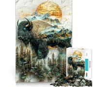 Guardian of The Wilds 1000 Piece Jigsaws for Adults Puzzle Logic Workout Precise Connection Home Play (50x75cm)