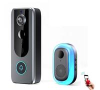 GuardianBell Pro,Smart WiFi Doorbell & Security Cam in One, Motion Alerts, Auto Snapshots and Local Recordings, with Live View, Night Vision Two-Way Audio