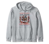 Guardianes del Desierto - El Jefe Día de los Muertos Zip Hoodie