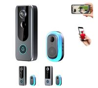 Guardians bells Pro, Smart Wifi Doorbell And Security Camera,Real-Time View, Two-Way Audio, Motion Alerts, Automatic Snapshots, Easy Installation (M20)