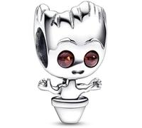 Guardians of Galaxy Dancing Groot Charm 925 Sterling Silver Pendant Charm Compatible with Pandora Charms,and Many Other UK Charm Bracelets.